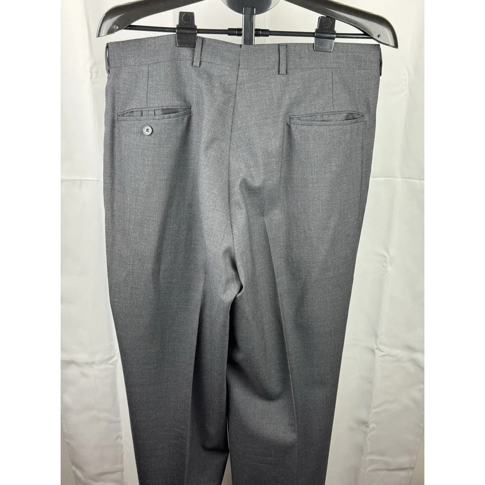 Corbin Ltd Gray 2 Piece Suit Mens Blazer Pants USA Made Union Wool 42R